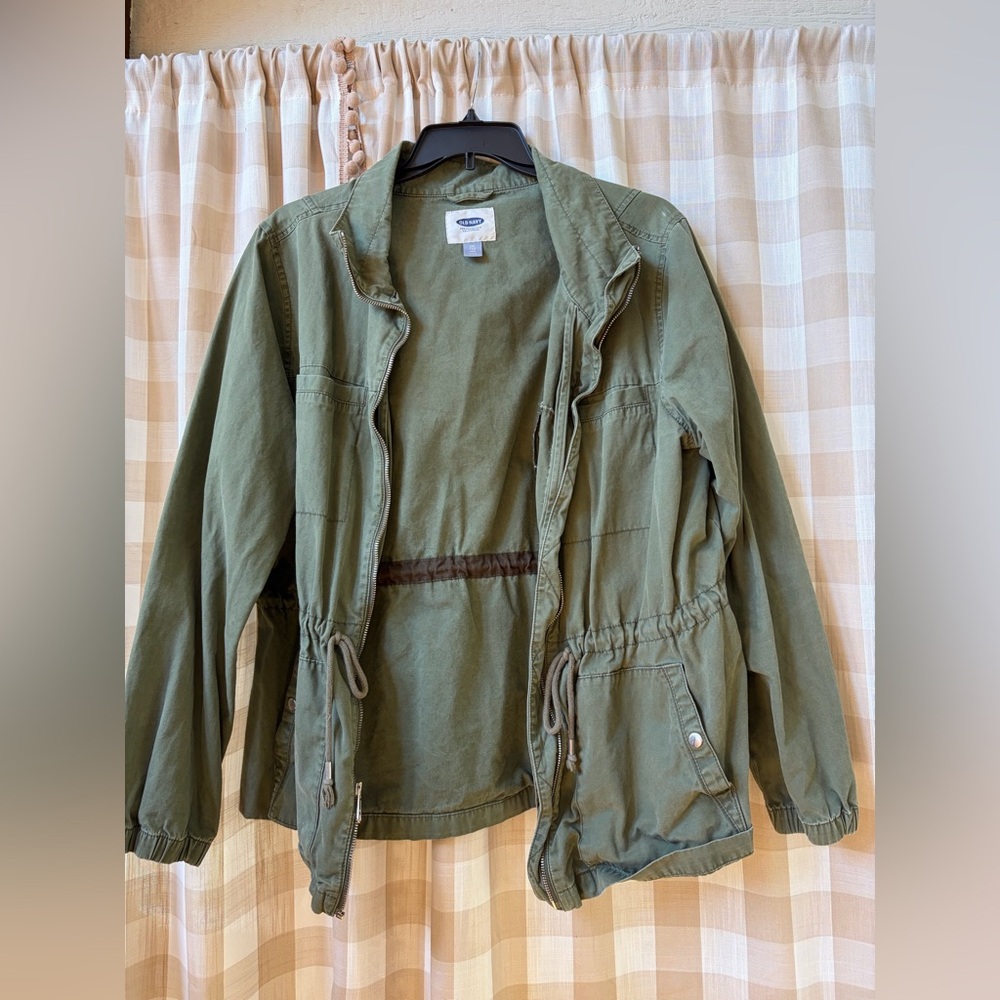 Old Navy Olive Green Cotton Canvas Jacket